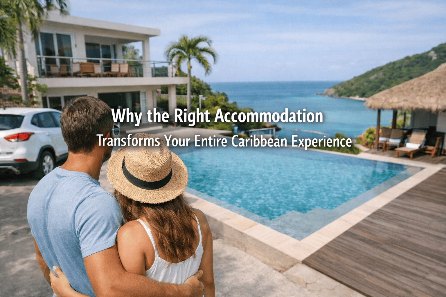 A peaceful luxury villa in Saint Barths overlooking the Caribbean Sea representing premium St Barths villa rentals offered by Mango Mango SBH.